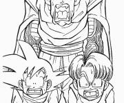 Coloriage Dragon Ball Z surpris