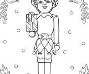 Coloriage Casse-Noisette Elfe