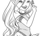 Coloriage Elfe fille