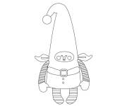 Coloriage Elfe pour enfant