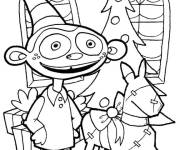Coloriage Elfe rigolo