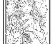 Coloriage Elfe trop belle