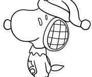 Coloriage L'elfe Snoopy