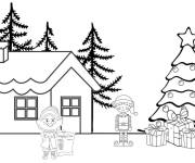 Coloriage Les taches d'elfes