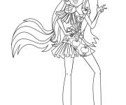 Coloriage et dessins gratuit Applejack avec son tenu magique à imprimer