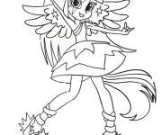 Coloriage et dessins gratuit Fetarde de Equestria Girls à imprimer