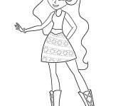 Coloriage Fille Celestia d&rsquo;Equestria Girls