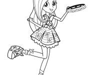 Coloriage Fluttershy joue du tambourin