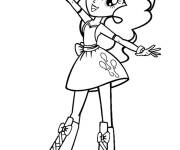 Coloriage Fluttershy personnage de Equestria Girls