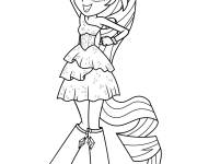 Coloriage L'artiste Rarity
