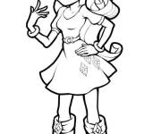 Coloriage L'&eacute;l&eacute;gante Raret&eacute;
