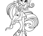Coloriage La gentille Fluttershy