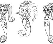 Coloriage Le sir&egrave;ne d'Equestria Girls