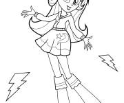 Coloriage Personnage magnifique de Equestria Girls