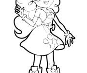 Coloriage Personnage Pinky de Equestria Girls