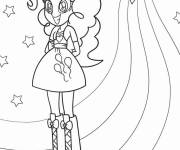 Coloriage Pinkie Pie Kawaii