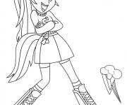 Coloriage Rainbooms de Equestria Girls