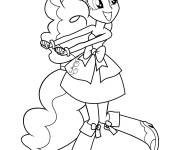 Coloriage Rainbow Dash danse de joie