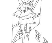 Coloriage Rarity de Equestria Girls