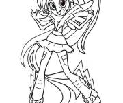 Coloriage Sparkle en dansant