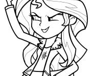 Coloriage Sunset Shimmer Equestria Girls