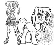 Coloriage Zeste de citron et poneys d&rsquo;Equestria
