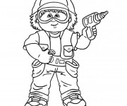 Coloriage Le petit Bricoleur