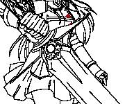 Coloriage Fairy Tail Erza Scarlett 