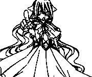 Coloriage Fairy Tail Mavis