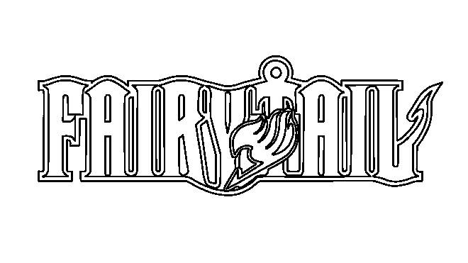 Coloriage et dessins gratuits Logo Fairy Tail à imprimer