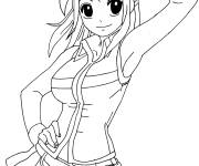 Coloriage et dessins gratuit Lucy Heartfilia à imprimer