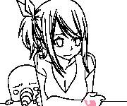 Coloriage Lucy Heartfilia Anime