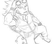 Coloriage Portrait de Gajeel RedFox