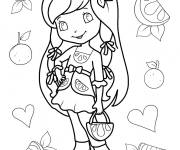 Coloriage Fleur d'oranger pour fille