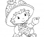 Coloriage Fraisinette bébé