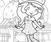 Coloriage Fraisinette d&eacute;taill&eacute;