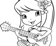 Coloriage Fraisinette en couleur