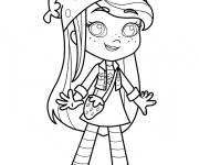 Coloriage Fraisinette mignonne en ligne