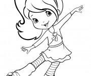 Coloriage Fraisinette s'entraine en ligne