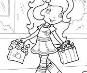 Coloriage Orangette, l'ami de fraisinette