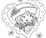 Coloriage Portrait de Fraisinette