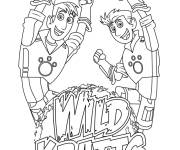 Coloriage Affiche Fr&egrave;res Kratt