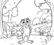Coloriage Animal adorable de Fr&egrave;res Kratt