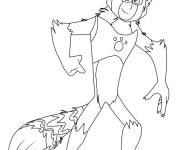 Coloriage Animal mignon de Fr&egrave;res Kratt