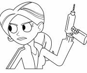 Coloriage Aviva Corcovado de Wild Kratts