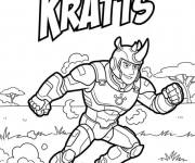 Coloriage Chris et la puissance de Rhino
