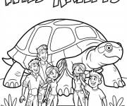 Coloriage Equipe de Chris et Martin en mission