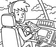 Coloriage Jimmy en mission