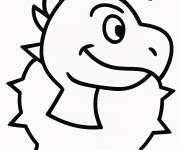 Coloriage Logo facile des Fr&egrave;res Kratt