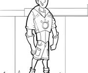 Coloriage et dessins gratuit Martin Kratt bien &eacute;quip&eacute; à imprimer